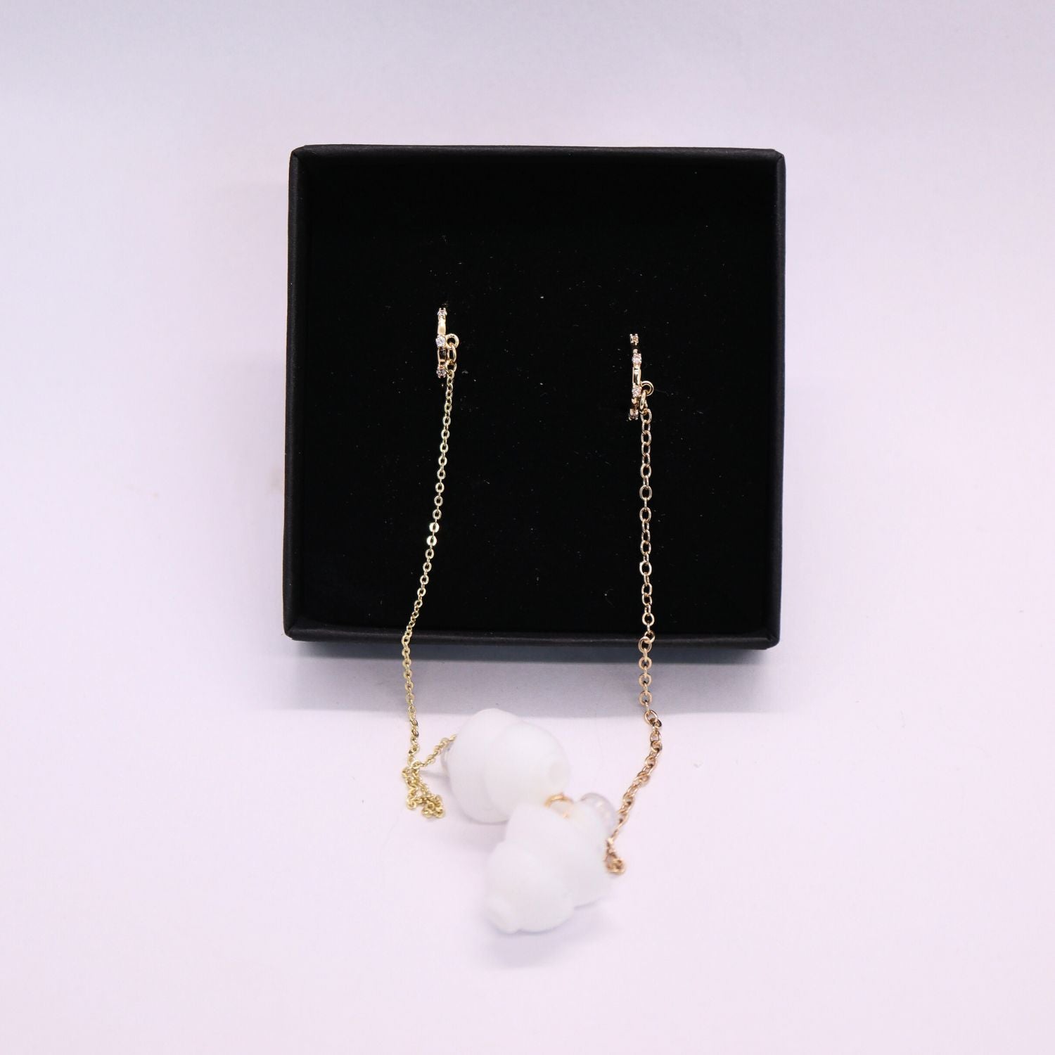 Earcuffs Voor Oordopjes (Clip) Goudkleurig Sfeerbeeld