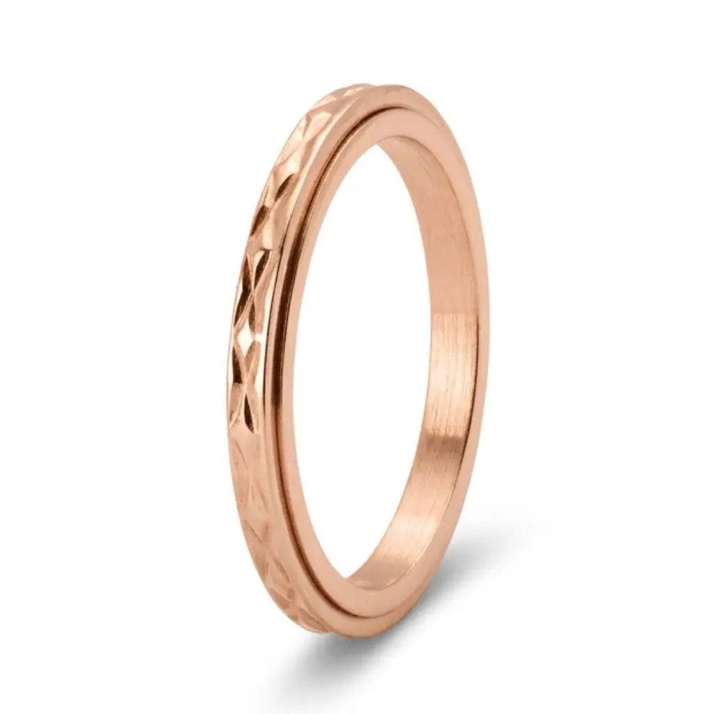 Anxiety Ring (Flux) Rosé goud