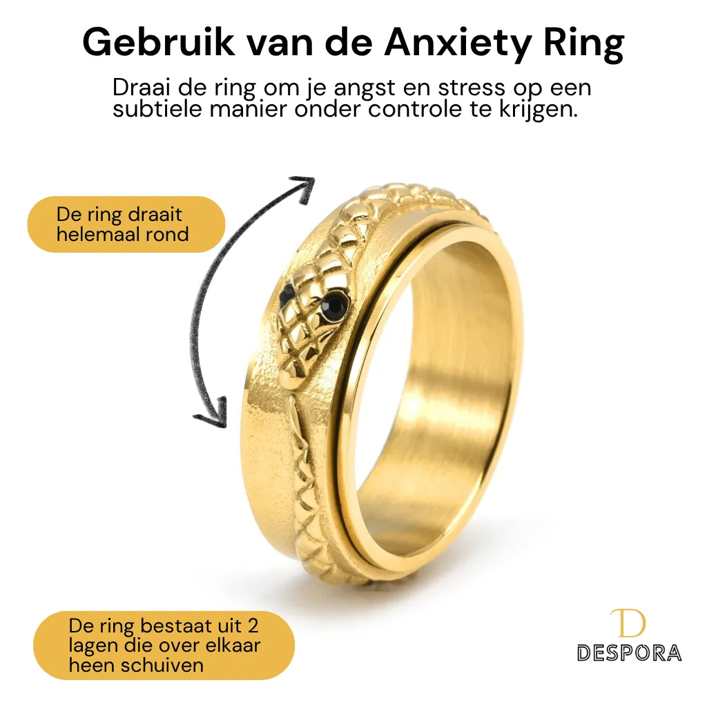 Anxiety Ring (Slang) Goud gebruik