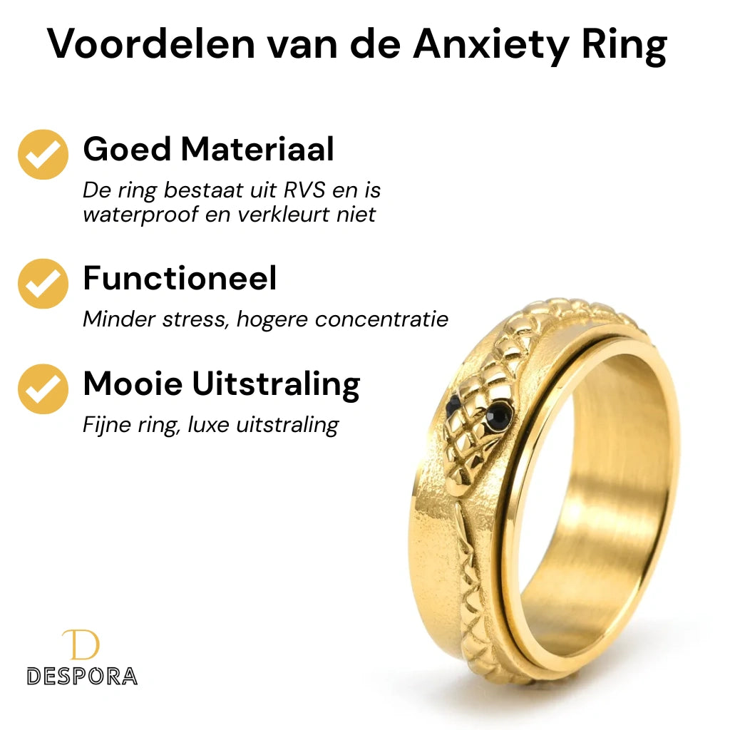 Anxiety Ring (Slang) Goud voordelen