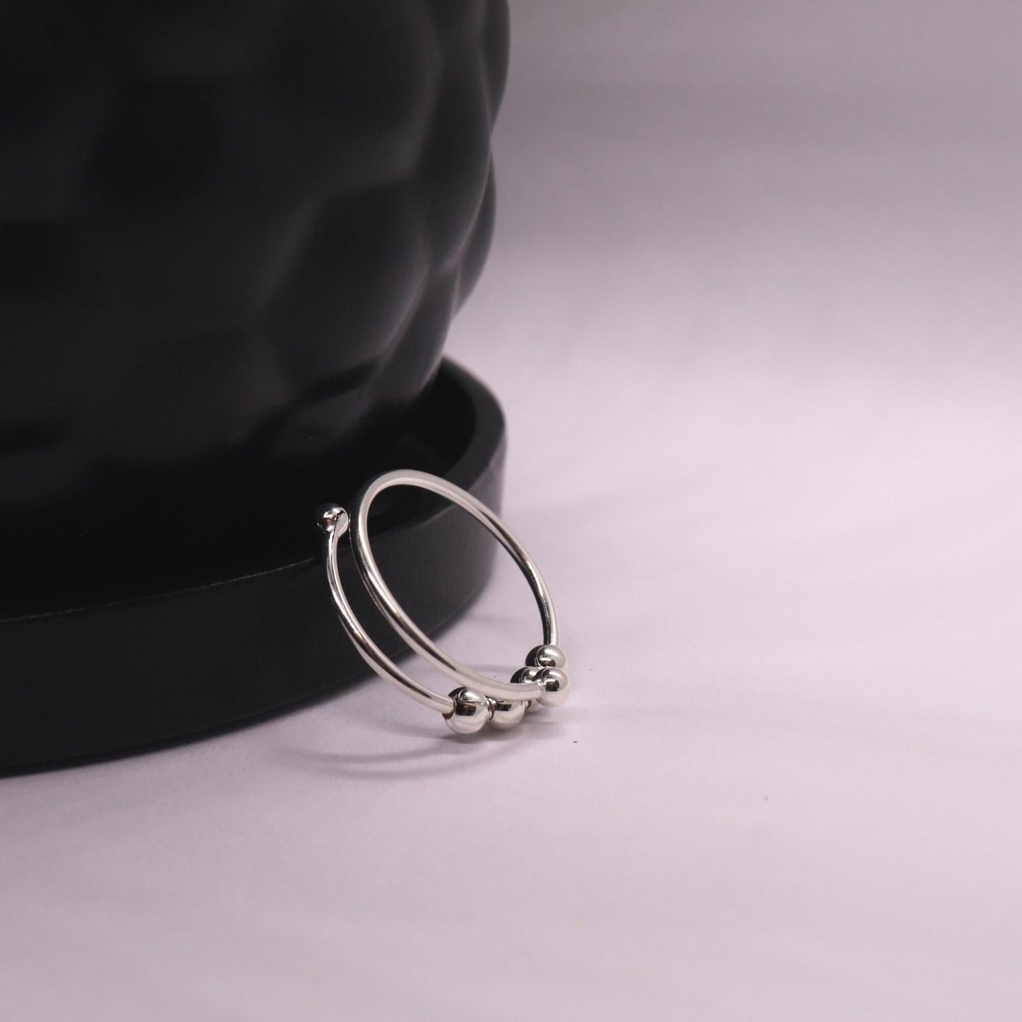Anxiety Ring (dubbel) zilver 925 Sfeerbeeld
