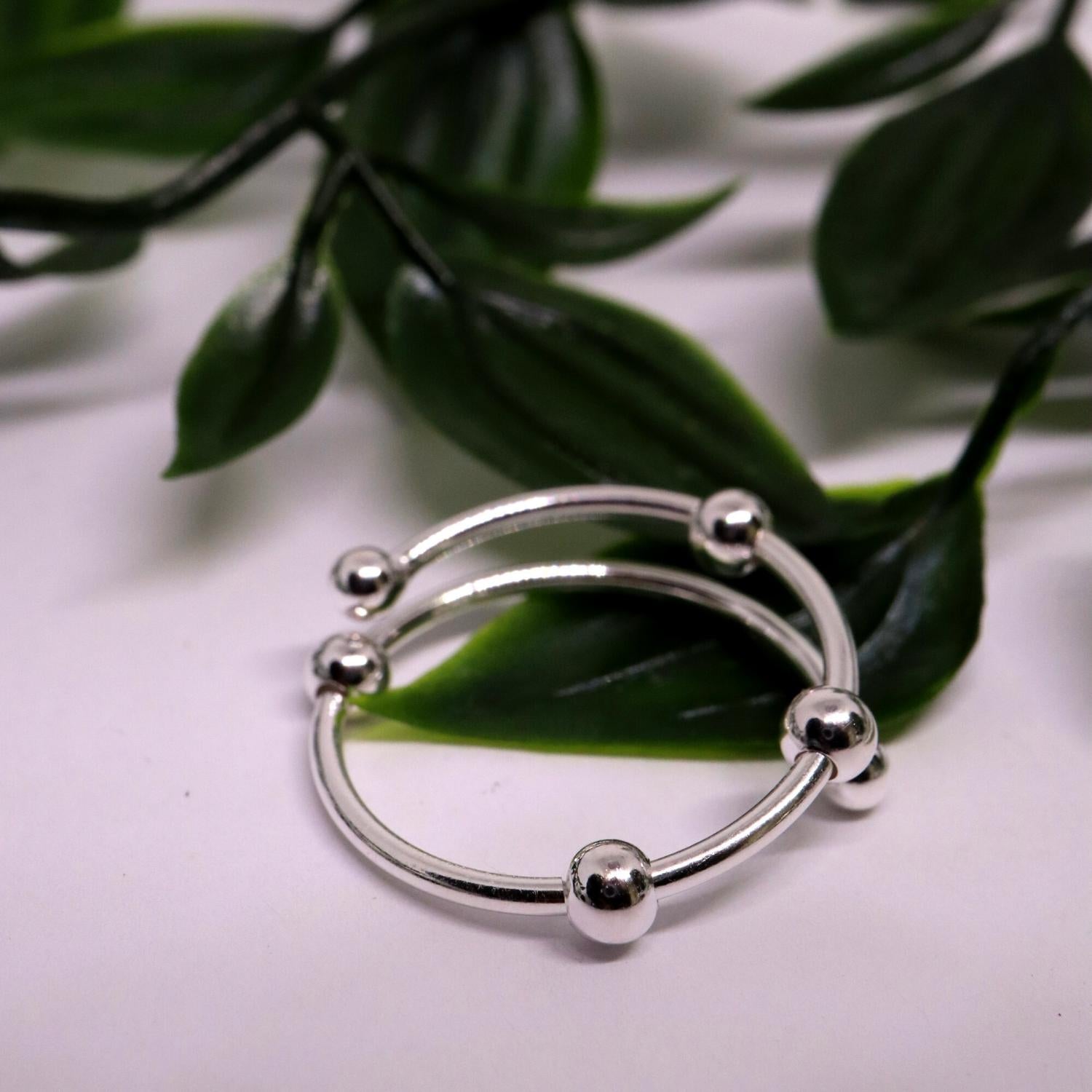 Anxiety Ring (dubbel) zilver 925 Sfeerbeeld