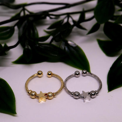 Anxiety Ring (ster) Zilver varianten