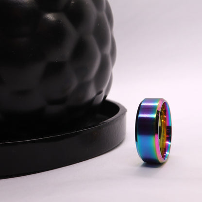 Graveerbare Ring Regenboog Sfeerbeeld