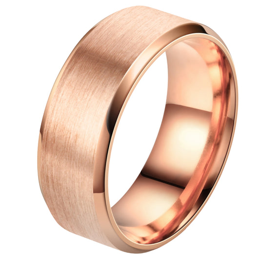 Graveerbare Ring Rosé Goud